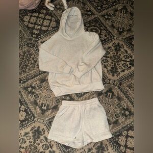 Hoodie and shorts set sz small
